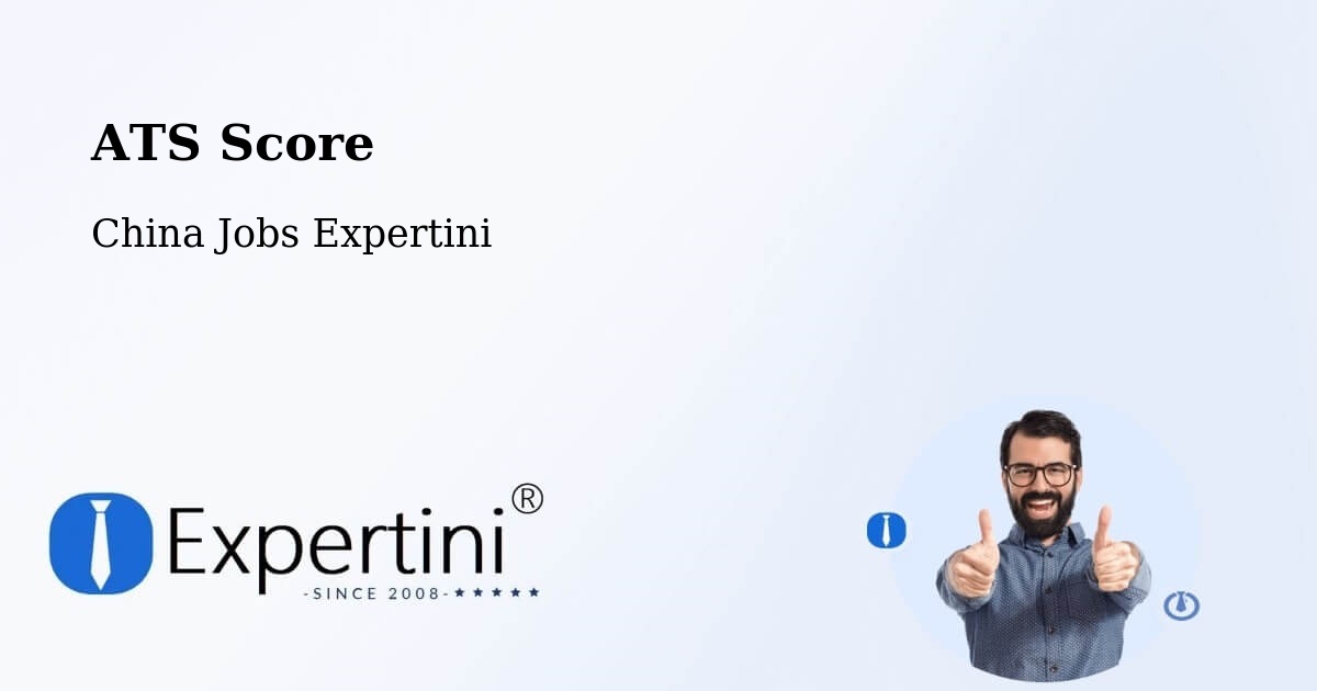 Resume ATS Score & Job Description Match Tool – Yancheng - China Jobs Expertini